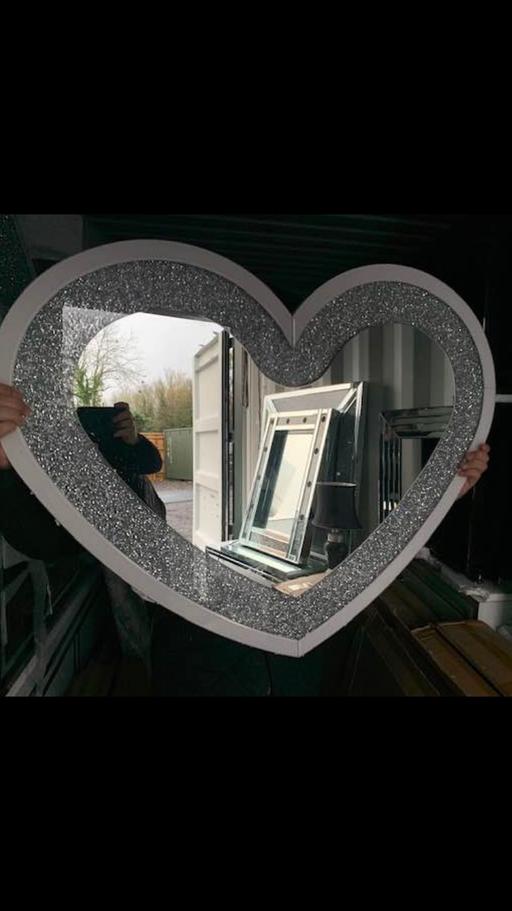 Buy & Sell South East London Southborough - South East London - Photos for Heart Shaped Mirror Crush Sparkle from HOS
