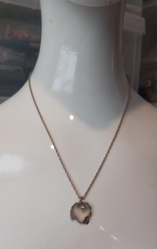 Buy & Sell Merseyside Saint Helens - Photos for vintage sterling silver frosted heart pendant