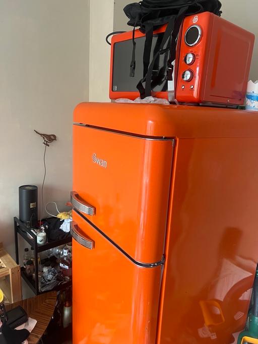 Buy & Sell Staffordshire Cannock Chase - Photos for Retro fridge freezer with matching microwave