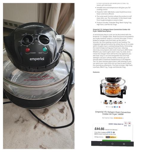 Buy & Sell South West London Sands End - South West London - Photos for halogen oven