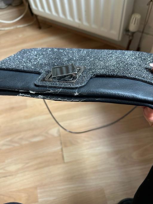 Buy & Sell North West London Harlesden - North West London - Photos for Black glitter clutch bag