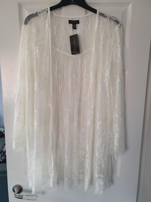 Buy & Sell Upper Gornal Dudley - Photos for ladies ivory/cream long lace jacket NEW