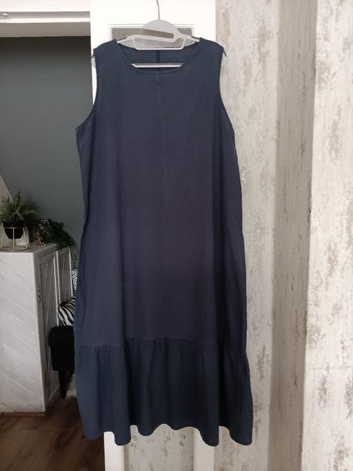 Buy & Sell East London Havering - Photos for navy blue linen maxi dress 3xl