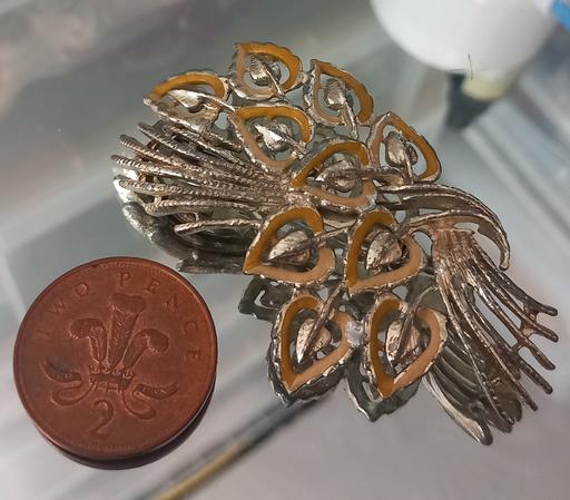 Buy & Sell Merseyside Saint Helens - Photos for large vintage enamel floral brooch