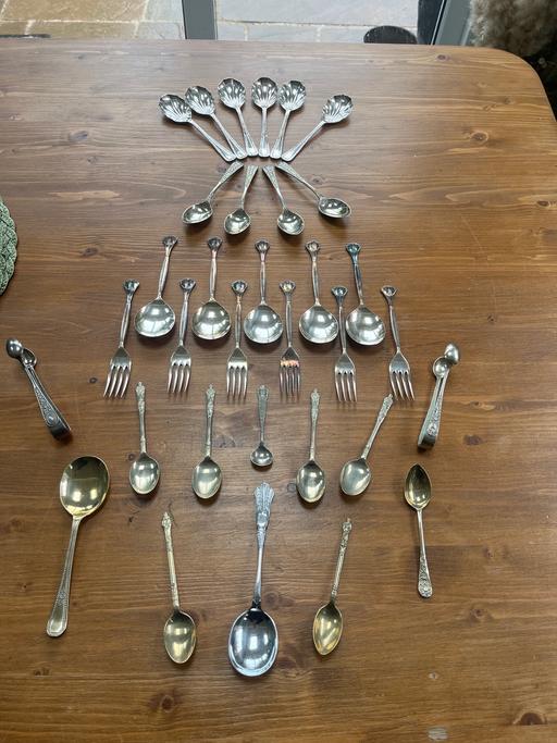 Buy & Sell Kent Thanet - Photos for EPNS Silver spoons, forks and tongs x33