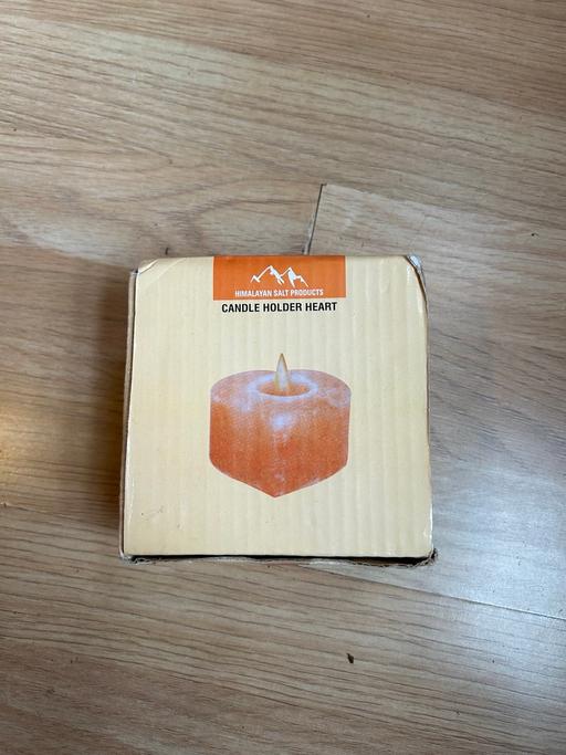 Buy & Sell North West London Harlesden - North West London - Photos for Himalayan salt heart shaped tea light holder
