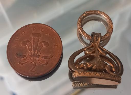 Buy & Sell Merseyside Saint Helens - Photos for Victorian gilt metal seal fob c1890