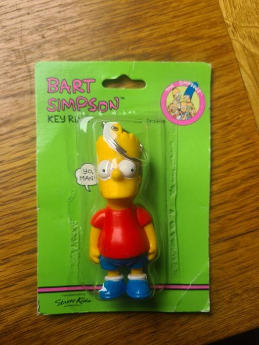 Buy & Sell Greater Manchester Wigan - Photos for Vintage Bart Simpson 1990 keyring