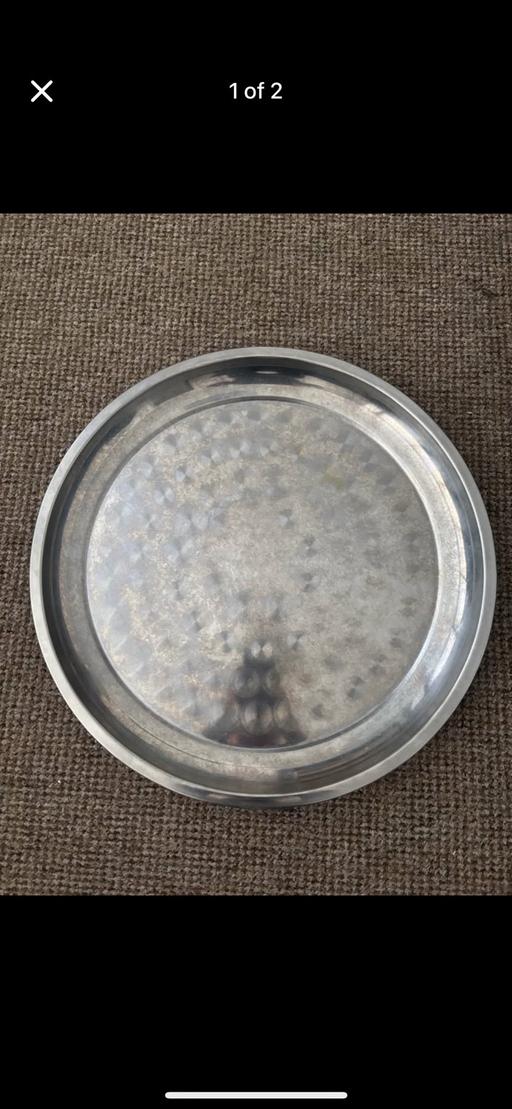 Buy & Sell South East London Kidbrooke - South East London - Photos for Stainless steel serving tray platter 60cm new