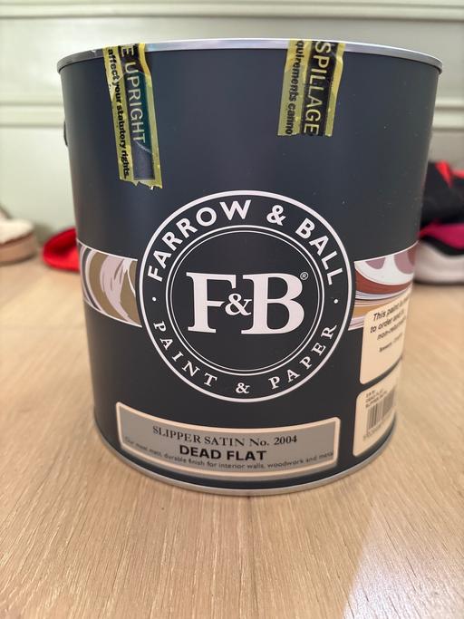 Buy & Sell South East London Croydon - Photos for Farrow and Ball Dead Flat -Slipper Satin 2.5l