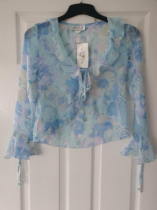 Buy & Sell West Midlands Dudley - Photos for ladies blue chiffon blouse NEW