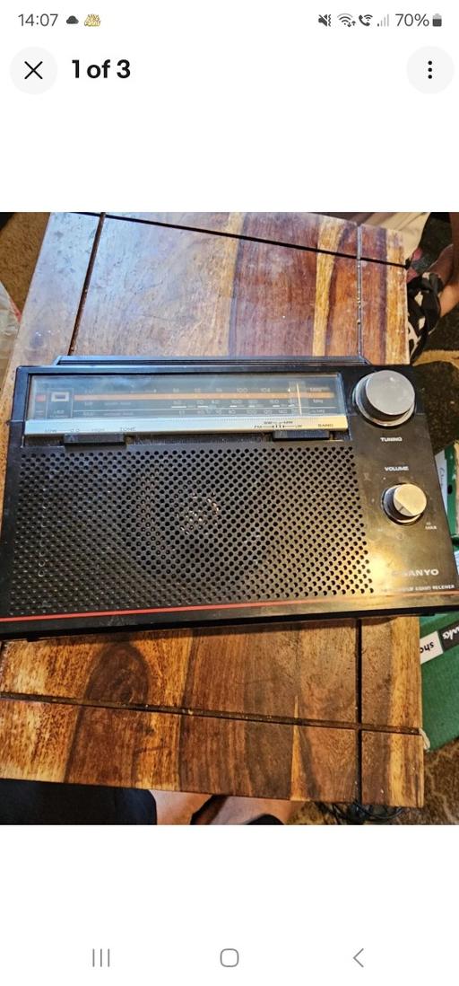 Buy & Sell West Midlands Walsall - Photos for Vintage Sanyo radio model RP 8801, full worki