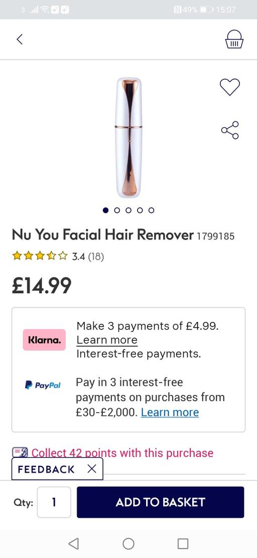 Buy & Sell West Midlands Wolverhampton - Photos for New NUYOU FACIAL HAIR remover RRP £15
