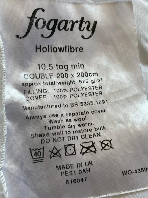 Buy & Sell West Midlands Dudley - Photos for Lovely silky feel Double duvet 10.5 tog