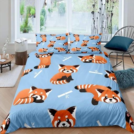 Buy & Sell Greater Manchester Bolton - Photos for New Red Panda Double Bedding Set