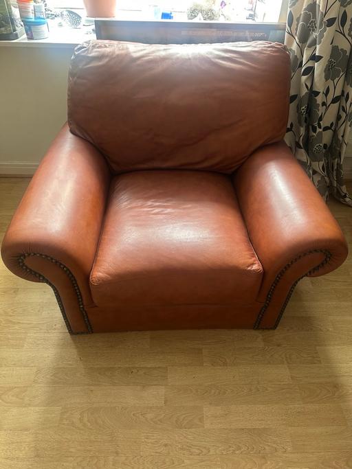 Buy & Sell Surrey Guildford - Photos for John Lewis leather arm chair