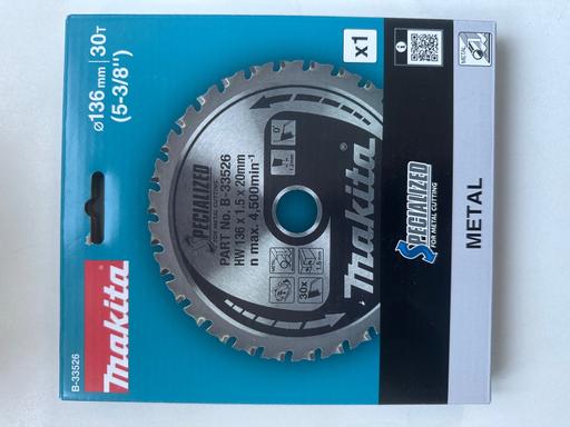 Buy & Sell North London Northumberland Park - North London - Photos for Makita Specialized 136mm Circular Saw Blade 