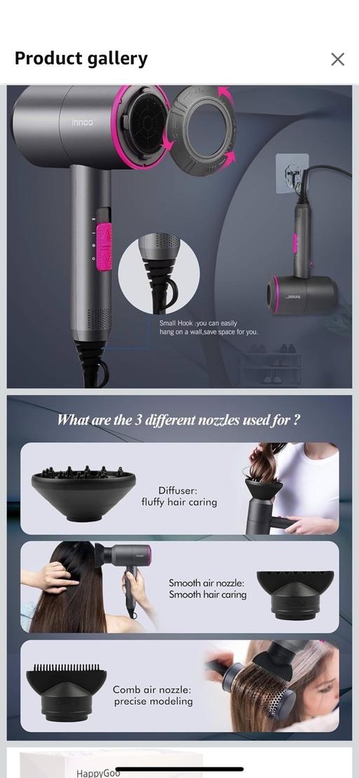 Buy & Sell West Midlands Solihull - Photos for HappyGoo Hair Dryer Professional Ionic