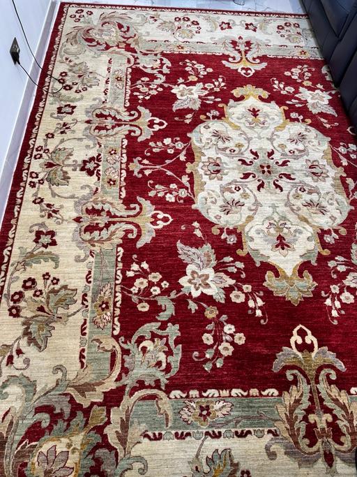 Buy & Sell Ealing Northolt - Ealing - Photos for Pomegranate red and yellow handcrafted rug