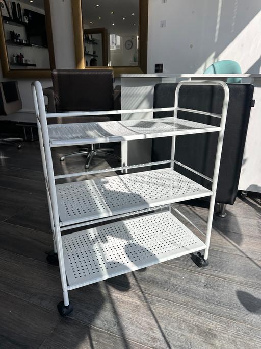 Buy & Sell South West London South Kensington - South West London - Photos for 3 Tier metal storage trolley (white)