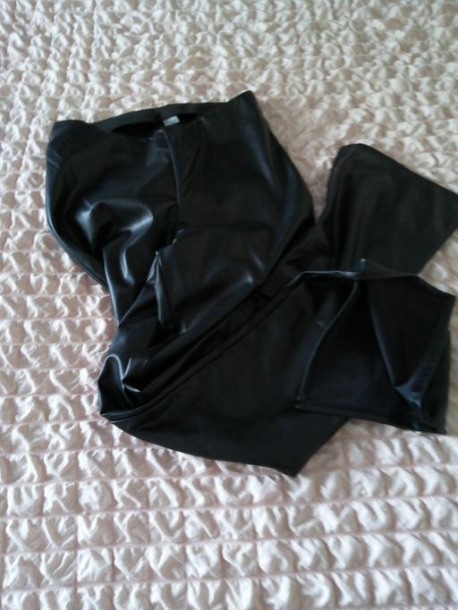 Buy & Sell West Midlands Wolverhampton - Photos for ladies leather look trousers size *6*