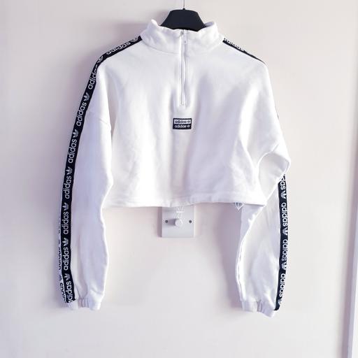 Buy & Sell Surrey Spelthorne - Photos for Adidas Originals Micro Tape Crop Sweatshirt