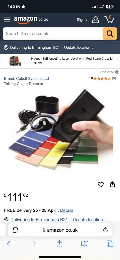 Buy & Sell West Midlands Birmingham - Photos for Cobolt Speechmaster Colour Identifier
