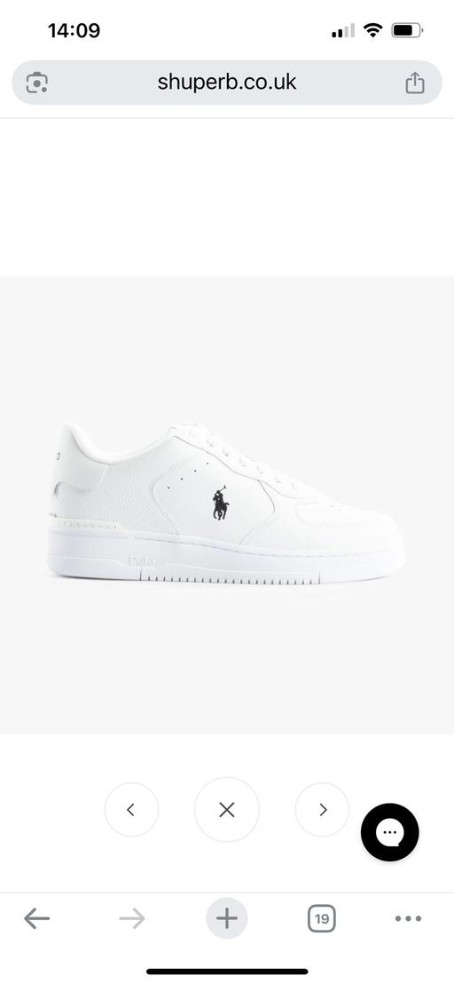 Buy & Sell East London Old Ford - East London - Photos for Polo Ralph Lauren white trainers new