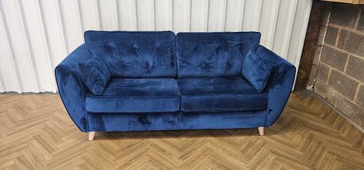 Buy & Sell Staffordshire South Staffordshire - Photos for Blue Velvet SCS Tinsley 3 Seater