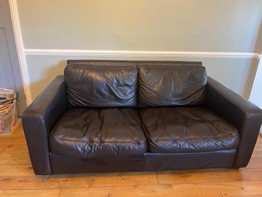 Buy & Sell South East London Croydon - Photos for Large Leather sofa- Rocha John Rocha