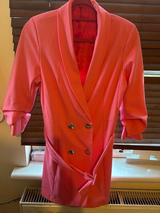 Buy & Sell North West London Harlesden - North West London - Photos for Pink women’s blazer with ruffle sleeve belt