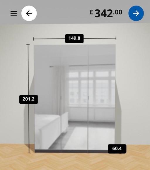 Buy & Sell South East London Rotherhithe - South East London - Photos for Brand New In Box IKEA Pax 3 Door Wardrobe!!