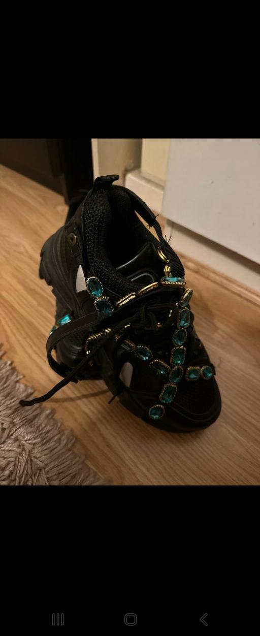 Buy & Sell North London Brunswick Park - North London - Photos for embellished chain trainers 5