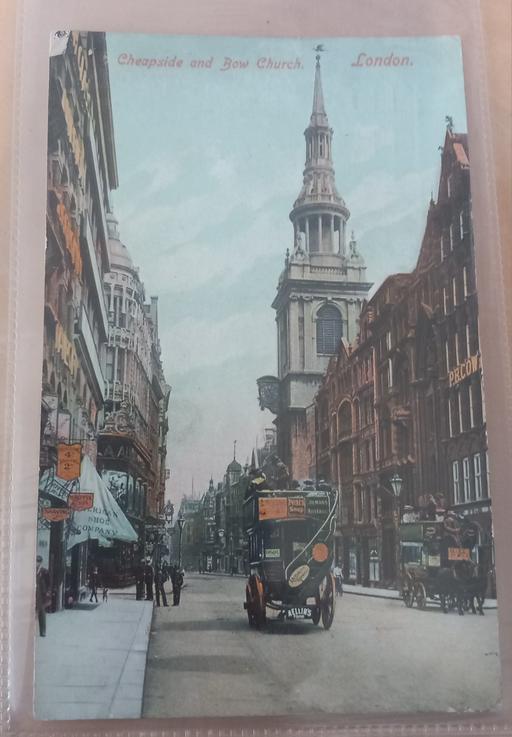 Buy & Sell Merseyside Saint Helens - Photos for antique 1907 bow church London postcard