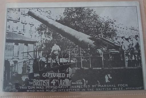 Buy & Sell Merseyside Saint Helens - Photos for antique WW1 AMIENS GUN Railway Gun postcard