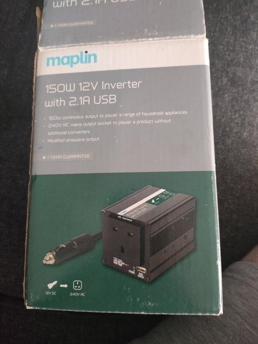 Buy & Sell Tyne and Wear Sunderland - Photos for Maplin 150w 12v inverter with USB