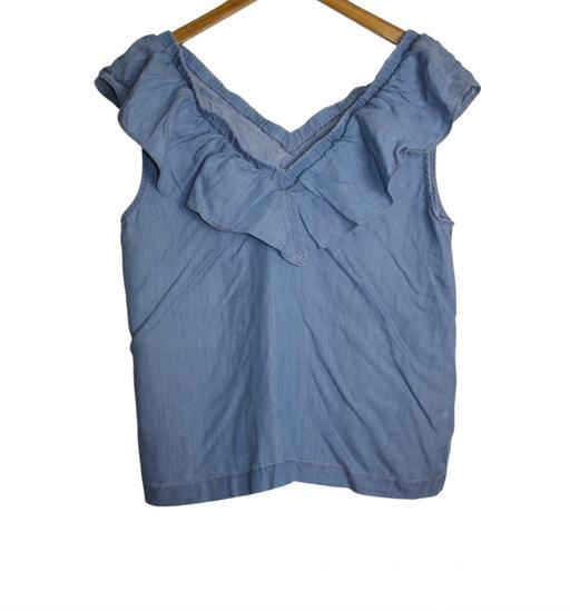 Buy & Sell North West London Chalk Farm - North West London - Photos for Lee blue V-neck top size M