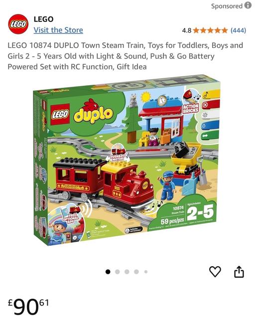 Buy & Sell East London - Photos for Lego Duplo Town Steam Train 10874