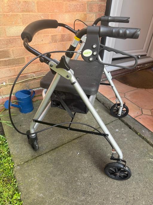 Buy & Sell Worcestershire Redditch - Photos for Mobility walker with seat and brakes