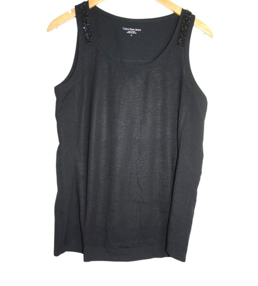 Buy & Sell North West London Chalk Farm - North West London - Photos for Calvin Klein black summer top size M