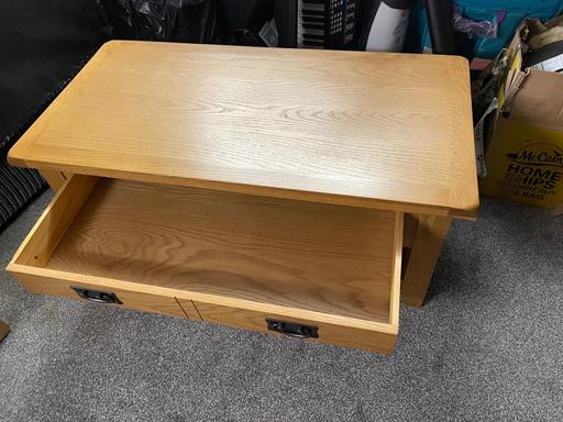 Buy & Sell West Midlands Dudley - Photos for Oak coffee table with drawer