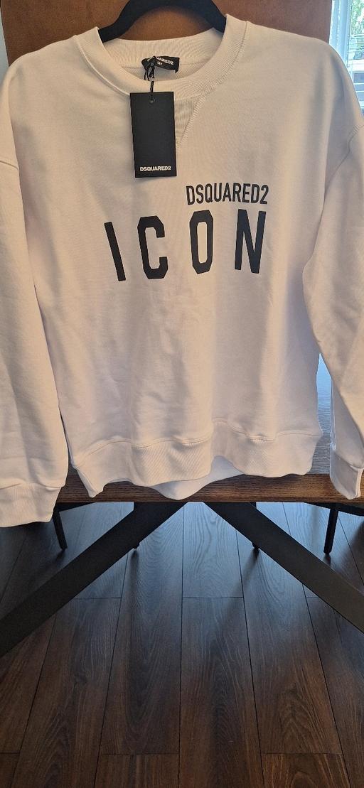 Buy & Sell North West London Euston Square - North West London - Photos for Dsquared ICON white jumper