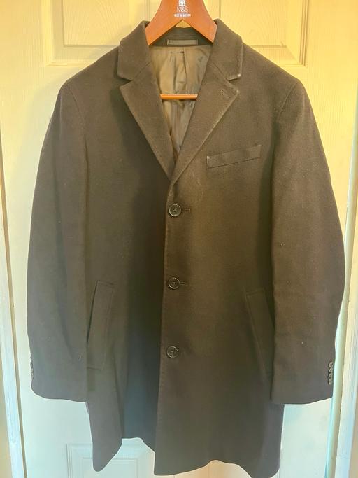 Buy & Sell South East London Forest Hill - South East London - Photos for John Lewis Mens Cashmere Coat, Size 42 (Navy)