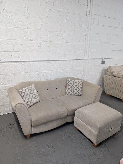 Buy & Sell West Yorkshire Wakefield - Photos for DFS 2-Seater Sofa with Storage Footstool