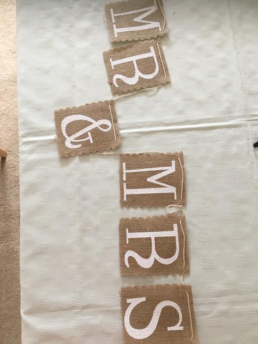 Buy & Sell West Midlands Wolverhampton - Photos for MR & MRS HESSIAN BANNER