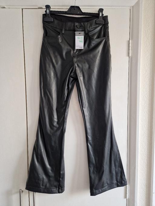 Buy & Sell Kent Thanet - Photos for bn leather look trousers age 9-10yrs