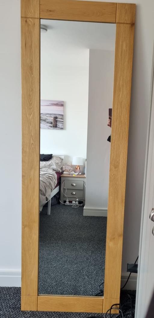 Buy & Sell Lancashire West Lancashire - Photos for Large solid oak mirror
