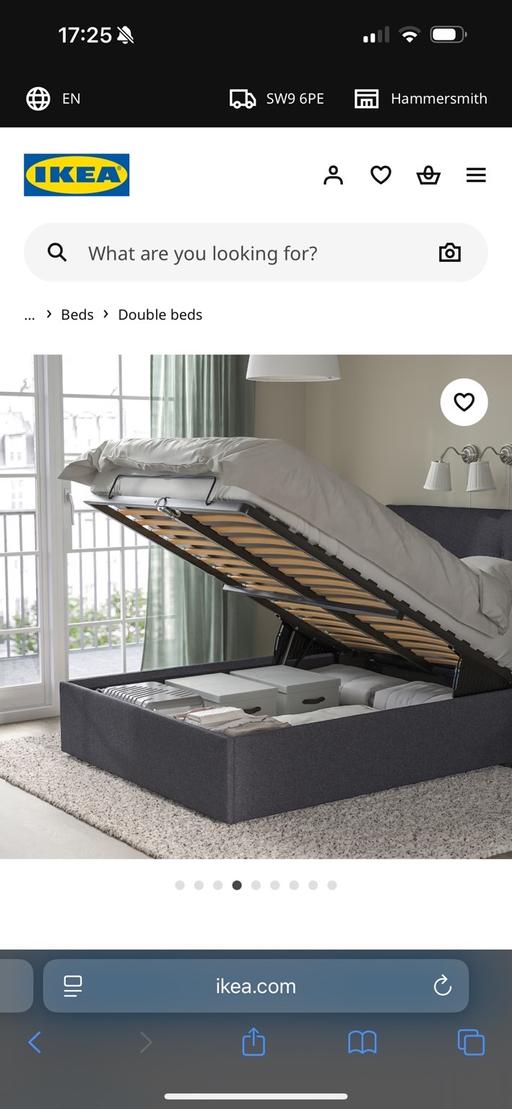 Buy & Sell Central London Aldgate - Central London - Photos for IKEA IDANAS Double Bed + VALEVAG Mattress