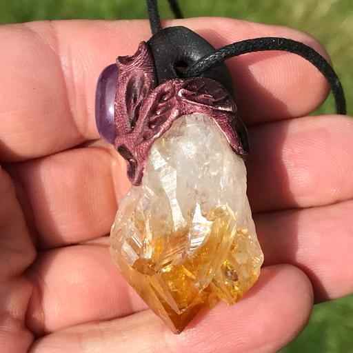 Buy & Sell Staffordshire South Staffordshire - Photos for Citrine and Amethyst Pendant