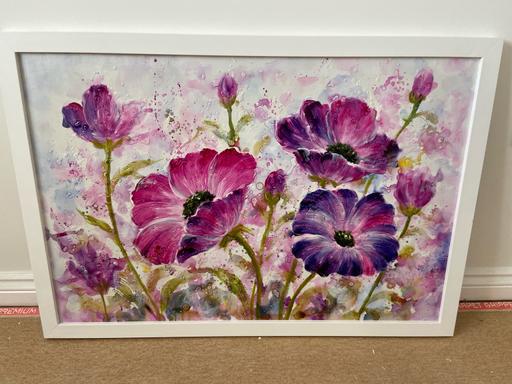 Buy & Sell West Midlands Dudley - Photos for Framed floral canvas